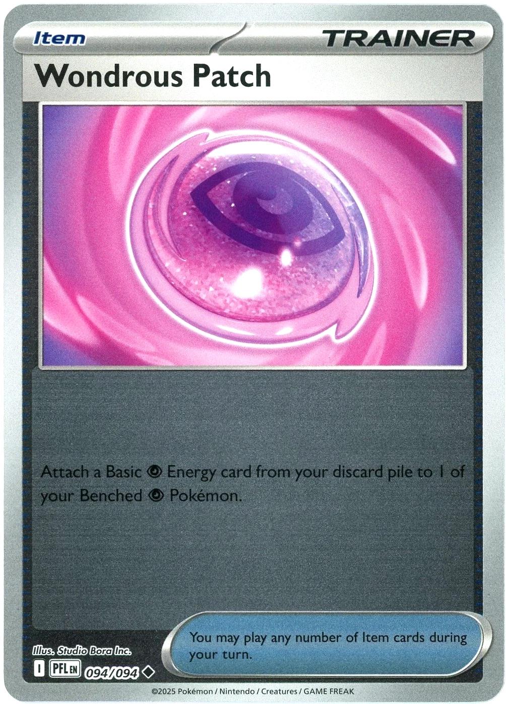 Phantasmal Flames Wondrous Patch [Reverse Holo] Pokémon card